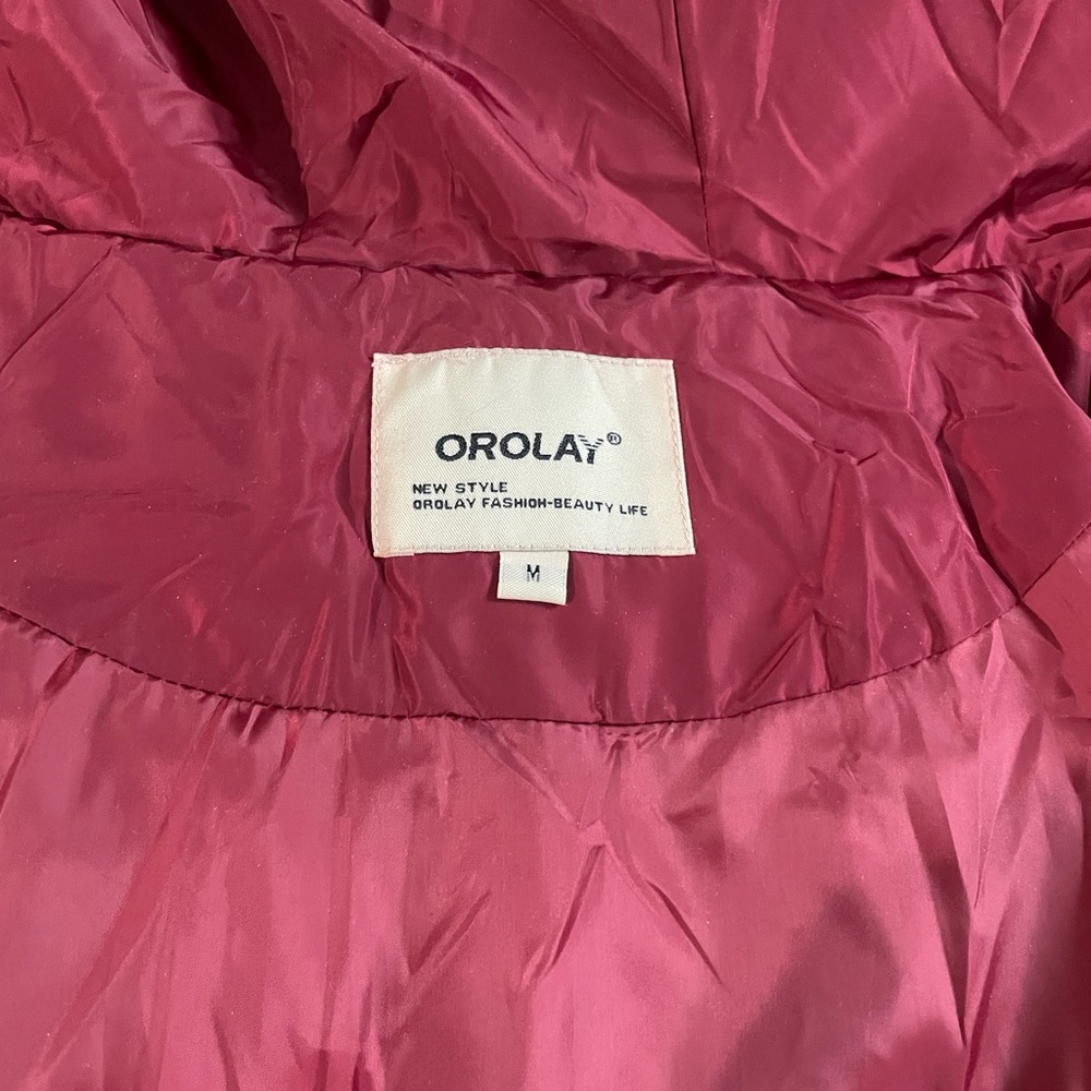 Orolay womens thickened down jacket coat size medium